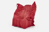 'Shadow' Chair by Gaetano Pesce, ca. 2007, leather, sold Dec 2023