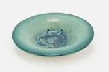 Glen Lukens, Large Fruit Bowl, 1940s, Crackle-glazed earthenware