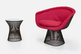 Warren Platner, Lounge Chair and Side Table (2), 1966, designed 1966 Bronze