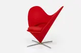'Heart Cone' Chair by Verner Panton, 2000s, Steel, sold Dec 2023