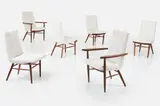 'Origins' Dining Chairs (6) by George Nakashima, ca. 1959, Walnut, sold Dec 2023