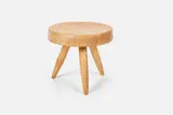 'Berger 'Stool by Charlotte Perriand, 1953, designed 1953 Oak, sold Dec 2023
