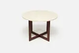 'Taliesin' Table by Frank Lloyd Wright, ca. 1955, Travertine, sold Sep 2023