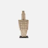 Frank Lloyd Wright, Mounted Architectural Element, 1919, painted steel base. 39" H x 16" W x 11.75" D
