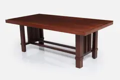 'Taliesin' Dining Table by Frank Lloyd Wright, ca. 2004, Cherry, sold Sep 2023