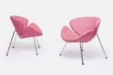 Pierre Paulin, 'Orange Slice' Lounge Chairs (2)