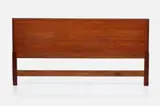 King 'Taliesin' Headboard by Frank Lloyd Wright, 1955, Mahogany, sold Jun 2023