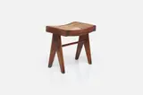 Stool by Pierre Jeanneret, ca. 1956, Teak, sold Jun 2023