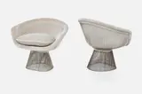 Lounge Chairs (2) by Warren Platner, 1966, / 2000s Steel, sold Mar 2023