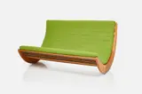 'Relaxer II for 2' Rocking Lounge Chair by Verner Panton, 1974, / ca. 2003 Stained beech, sold Mar 2023