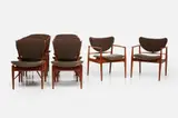 Dining Chairs (10) by Finn Juhl, ca. 1952, Walnut, sold Mar 2023