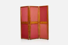 Three-Panel Screen by Pierre Jeanneret, ca. 1957, Teak, sold Mar 2023