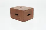 Stool by Le Corbusier, 1955, -1956 Teak. 17" H x 13" W x 10" D, sold Mar 2023