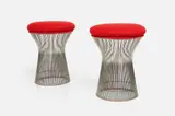 Stools (2) by Warren Platner, 1966, / 1980s Steel, sold Mar 2023