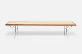 + Associates, Bench by George Nelson, 1954, / 2022 Walnut, sold Mar 2023