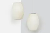 George Nelson, + Associates, 'Bubble' Pendant Lamps (2)