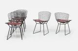 Harry Bertoia, Dining Chairs (6), 1952, / 1960s Lacquered steel