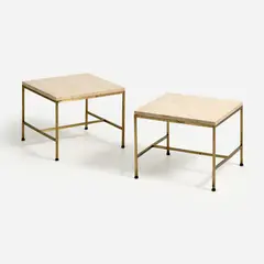 Paul McCobb, for Calvin Pair of Irwin 8732 Tables (1957), 1957, manufactured 1957 Brass