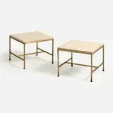 Paul McCobb, for Calvin Pair of Irwin 8732 Tables (1957), 1957, manufactured 1957 Brass