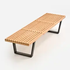 George Nelson, for Herman Miller 72 Bench (1946/ ca. 2005), 1946, produced circa 2005 Beech