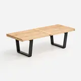 George Nelson, for Herman Miller 48 Bench (1946/ 2019), 1946, produced 2019 Beech