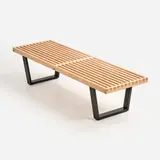 George Nelson, for Herman Miller 60 Bench (1946/ 2019), 1946, produced 2019 Beech