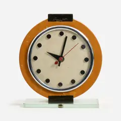 Gilbert Rohde, for Herman Miller 4707B Table Clock (ca. 1933), ca. 1933, Herman Miller Circa 1933 Maple