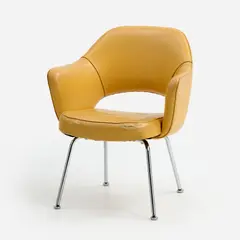 Eero Saarinen, for Knoll Executive Arm Chair (ca. 1960s), ca. 1960s, produced circa 1960s Tubular steel