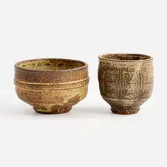 Warren Mackenzie, Pair of Stoneware Tea Bowls