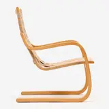 for Artek 406 "Pension" Lounge Chair by Alvar Aalto, 1939, vintage production Laminated birch, sold Mar 2025
