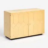 Karl Springer, Two-Door Cabinet (ca. 1980s)