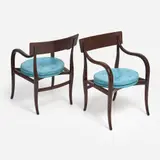 Edward Wormley, for Dunbar Pair of Alexandria Chairs (ca. 1960)