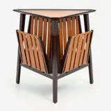 Edward Wormley, for Dunbar Magazine Table, circa 1959, production circa 1960s Oak