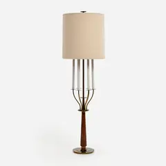 for Stiffel Large Candelabra Lamp (ca. 1950s) by Tommi Parzinger, ca. 1950s, Stiffel Lamp Company Circa 1950s Brass, sold Aug 2024