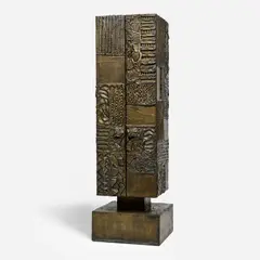 Paul Evans, Sculpted Bronze Cabinet (1972), 1972