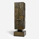 Paul Evans, Sculpted Bronze Cabinet (1972), 1972