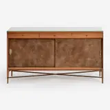 for Calvin 1066 Cabinet (ca. 1954) by Paul McCobb, ca. 1954, production circa late 1950s Bleached mahogany, sold Feb 2024