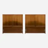 for Calvin Pair of Twin Headboards (1950s) by Paul McCobb, 1950s, sold Feb 2024