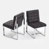 Milo Baughman, Pair of 8101 Chairs (Thayer Coggin, 1970s)