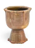Pewabic, Iridescent Glazed Earthenware Chalice Form Vase 1912, 1912