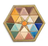 Pewabic, Glaze Sample Hexagon 1930, 1930