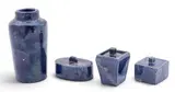 Pewabic, Glazed Earthenware Crème De Pompadour Test Jars for Stearns 1904-1906, 4 PCS, 1904