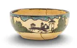Pewabic, Dedham Pottery Influence Glazed Earthenware Bowl 1906-1910