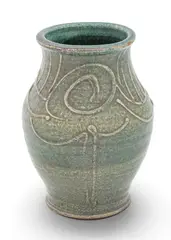 Glazed Ceramic Vase, 1989 by Pewabic, 1989, sold Sep 2026