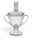 Alexander Joseph von Steuben, Blown Glass Teardrop Covered Urn