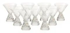 Alexander Joseph von Steuben, Martini Glasses 9 PCS