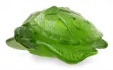 Lalique, Green Art Glass Caretta Turtle