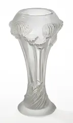 Lalique, Vase "Button Rose"
