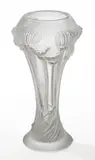 Lalique, Vase "Button Rose"