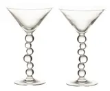 Hand Blown Champagne Toasting Goblets 1960, 2 PCS by Alexander Joseph von Steuben, 1960, sold Dec 2025